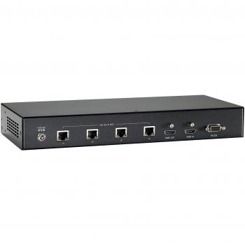 LevelOne HVE-9214T Moltiplicatore AV Trasmettitore Nero, dimensioni 300 x 160 x 44 mm