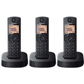 TELEFONO DECT PANASONIC KX-TGC313SPB TRIO NEGRO