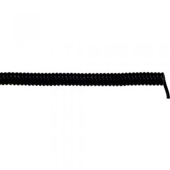 Câble Spiralé UNITRONIC Spiral Noir 5 × 0,25 mm² – 1200‑1600 mm (1 pièce)