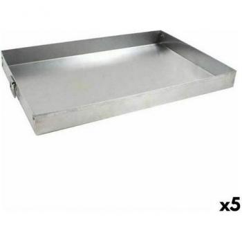 Molde de Aluminio Plateado VR – Tamaño Rectangular 38x25x3,5 cm