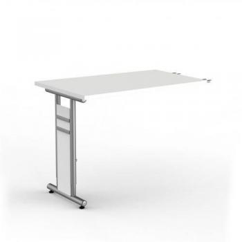 Meuble table d’appoint Kerkmann StageOne 100 cm L-onderstel blanc