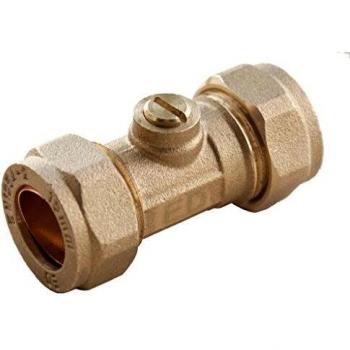 OracStar Brass Compression Valve (15 mm × 15 mm)