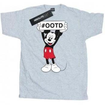 T-shirt uomo Topolino Disney Outfit del Giorno colore grigio