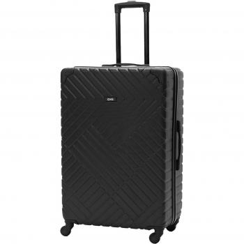 Large Black Hard Shell Travel Suitcase