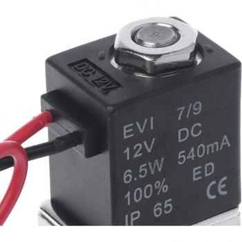 12V DC normal geschlossenes Magnetventil 1/8 für Luft, Gas und Wasser