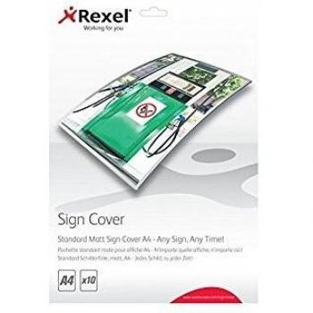 Rexel Standard Matt Sign Cover A4
