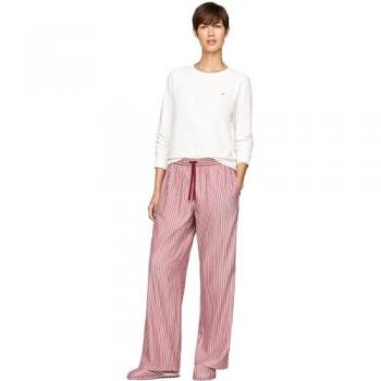 Tommy Hilfiger Pyjama UW0UW04853 Rot Regular Fit S Damen