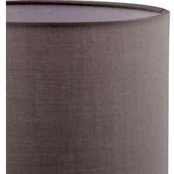 Relaxdays Lampada da Comodino con Touch, 3 Livelli di Luce, E14, 32,5 x 18 cm, Colore Grigio-Argento