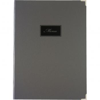 Vega Elite Portamenu MENU A4 24,8×33,1 cm Grigio – 8 Viste