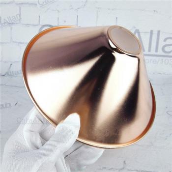 E27 Rose Gold Vintage Iron Shade D220mm*H85mm