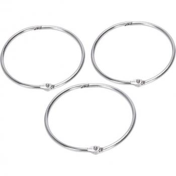 3 x Anneaux de Reliure Métalliques 66x60xm