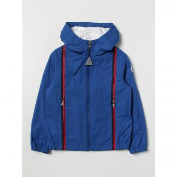 Giacca in nylon Moncler Azzurra Taglia 10