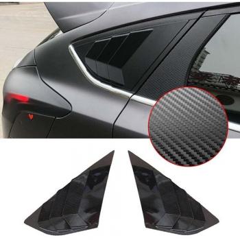ABS Plastic Rear Window Louvers for Ford Focus ST RS MK3