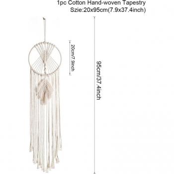 Cotton Macrame Wall Hanging 55x70cm
