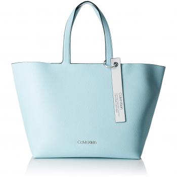Calvin Klein Damen Neat Ew Shopper Tote, Blau