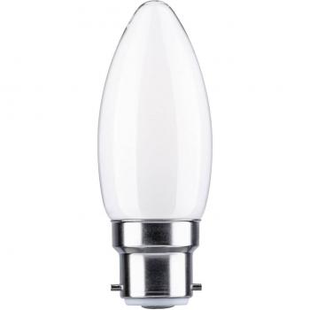 Bougie LED opale Paulmann 4,7 W B22d 2700 K