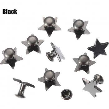 Remaches Decorativos de Estrella para Cuero