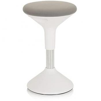 Aide à la position debout BALANCE SIT II W Tissu blanc / gris