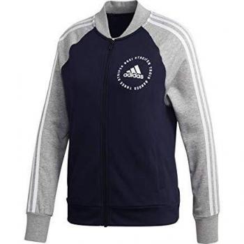 Adidas Damen W-Sid Bomber Jacke – Klassisches Weiß, Größe M