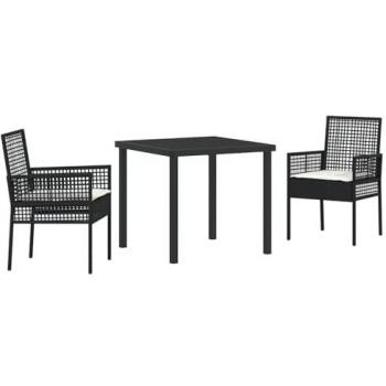 VidaXL Gartenmöbelset mit Kissen 5 pcs Beige Poly Rattan