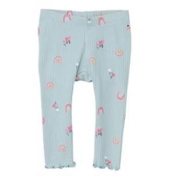 S.Oliver Blumenleggings in Hellblau für Kleinkinder