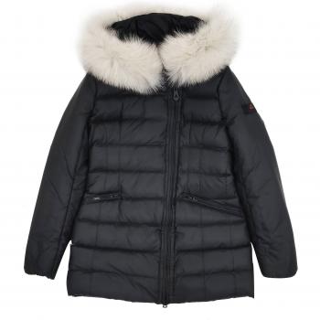 Chaqueta de Plumas Seriola con Cuello de Piel