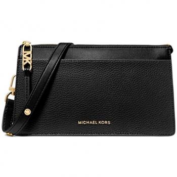 Michael Kors Women's Luxury Crossbody Bag in Black Leather