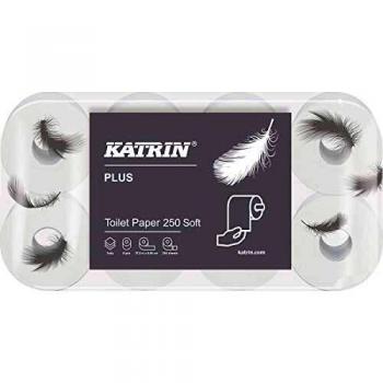 Katrin Toilettenpapier 3-lagig, 250 Blatt pro Rolle