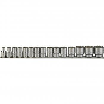 Set de clés à douilles sur rail 1/2'' 15 pcs Teng Tools M1215AF