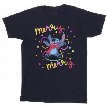 T-shirt Lilo e Stitch Merry Rainbow per bambini