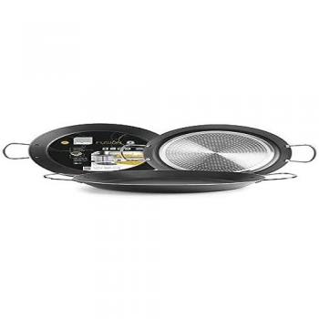 IBILI Fusion 13.4” Non‑Stick Paella Pot with Two Handles – Aluminum, Induction Friendly