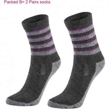 Chaussettes thermiques pour enfants, 50% laine mérinos, taille EU 31-34