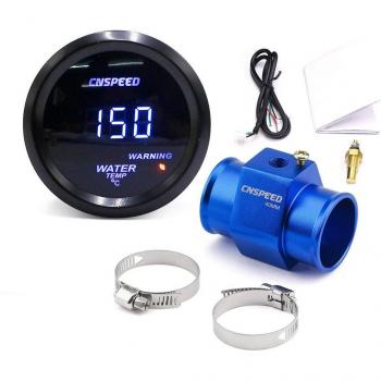 CNSPEED 52mm LED Digital Water Temperature Gauge 40-150°C