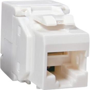 EcoLAN RJ45 White Cat6 Keystone UTP