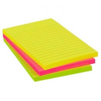 Viking Sticky Notes 101 x 150 mm Extra Sticky Farbig sortiert 3 Stück à 90 Blatt