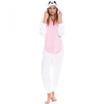 Disfraz de Conejo para Adultos en Color Blanco y Rosa