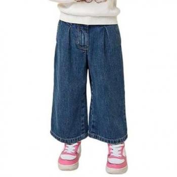 Pantaloni Ido Blu Lavato