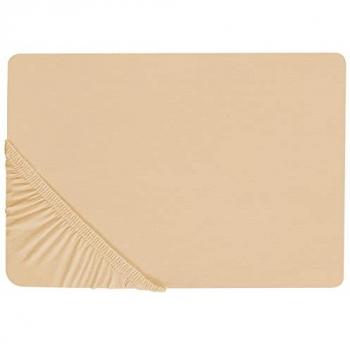 Drap Housse Confort Janbu Coton Beige Sable