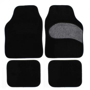 JVL 01-928BK Universal PVC Backed Carpet Car Mat Endurance Set