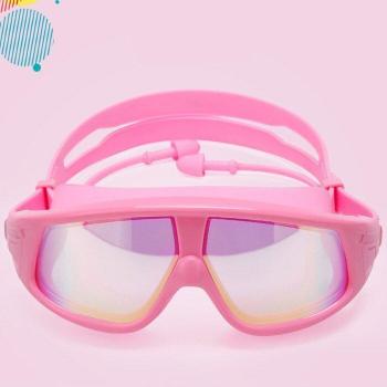 Lunettes de natation pour enfants, anti-buée, grand cadre, étanches