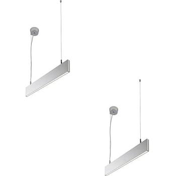 Compact Commercial Suspender – Dual Pack, 610mm × 20mm, 25W Cool LED