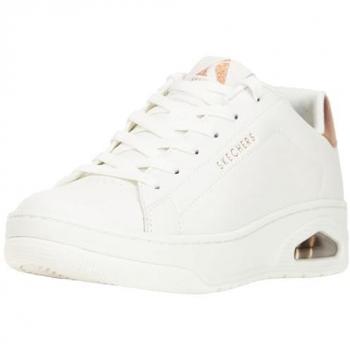 SKECHERS Schnürschuh UNO COURT mit Metallic-Applikation