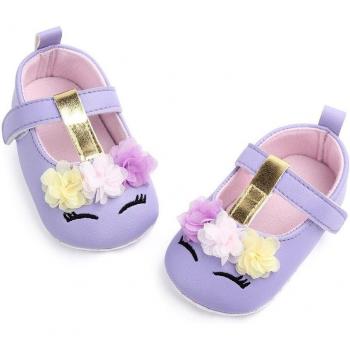 Springtime Unicorn Crib Shoes