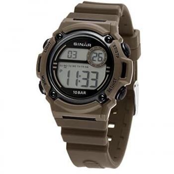 Sinar Kinderuhr XE-67-5, Silikonarmband, 10 ATM wasserdicht