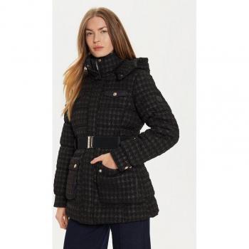 Morgan Chaqueta Grisa para Mujer con Patrón Pata de Gallo