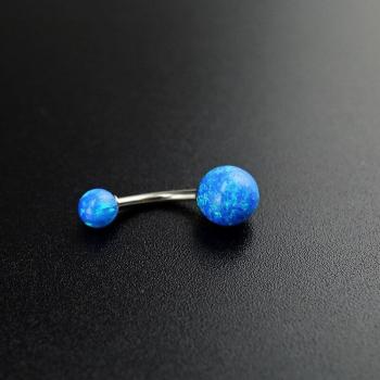 Joyería de Baile 925: Piercing Ópalo Rosa