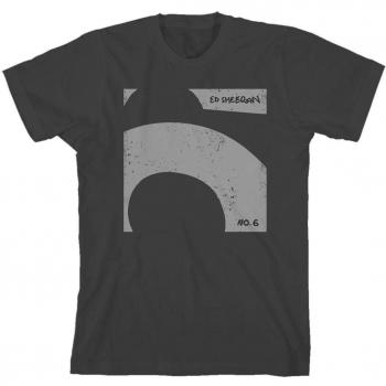 Grey No. 6 Silver Logo Tee – Ed Sheeran Collaboration