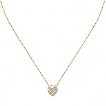 Collar de Acero Morellato, Corazón Pave de la Colección Istanti