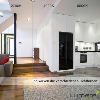 E27 LED Lampenset Lumare – 7 W, 600 lm, 2700 K – 25.000 h – 5 Stück – Warmweiß