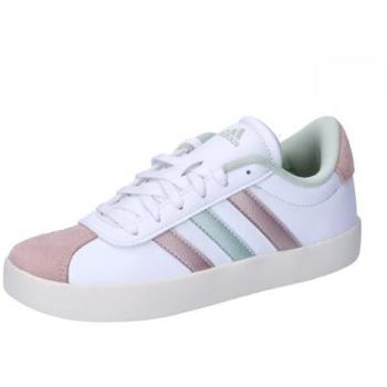 Adidas VL Court 3.0 Multi‑Color (White, Linen Green, Sand) Trainers – UK 6